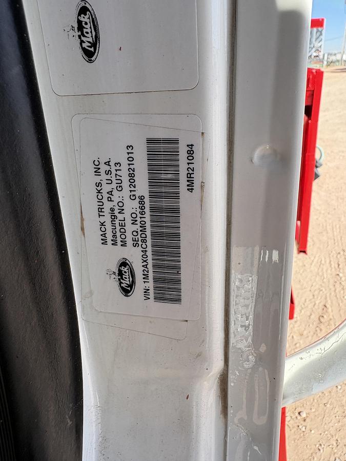 Used 2013 MACK GRANITE T/A DAYCAB POLE TRUCK