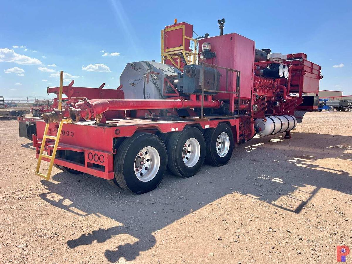 Used 2011 BLACKSTONE TRAILER MFG 3-AXLE FRAC PUMP TRAILER