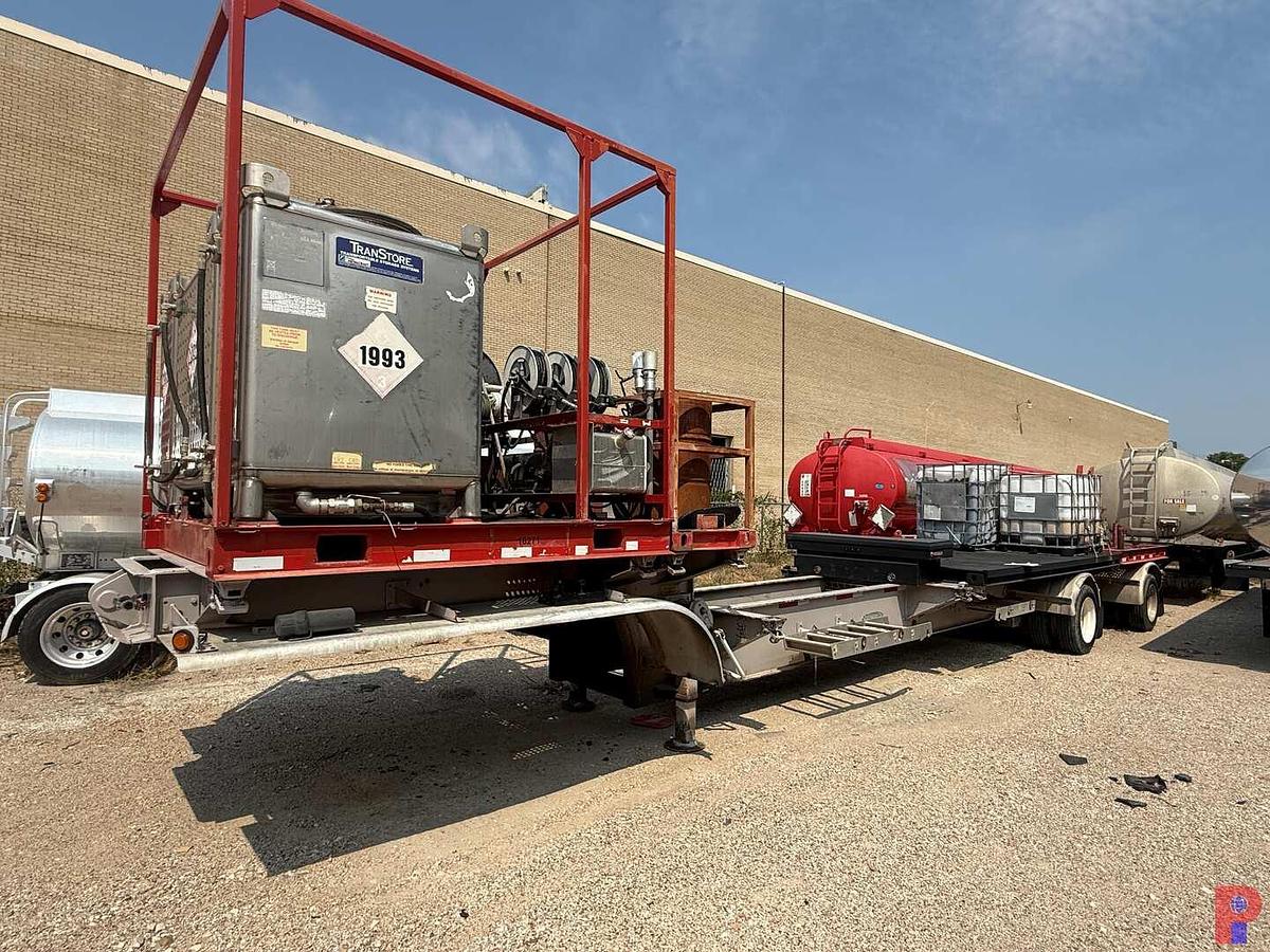 Used 2013 PEERLESS 47’ SPREAD AXLE CHASSIS TRAILER