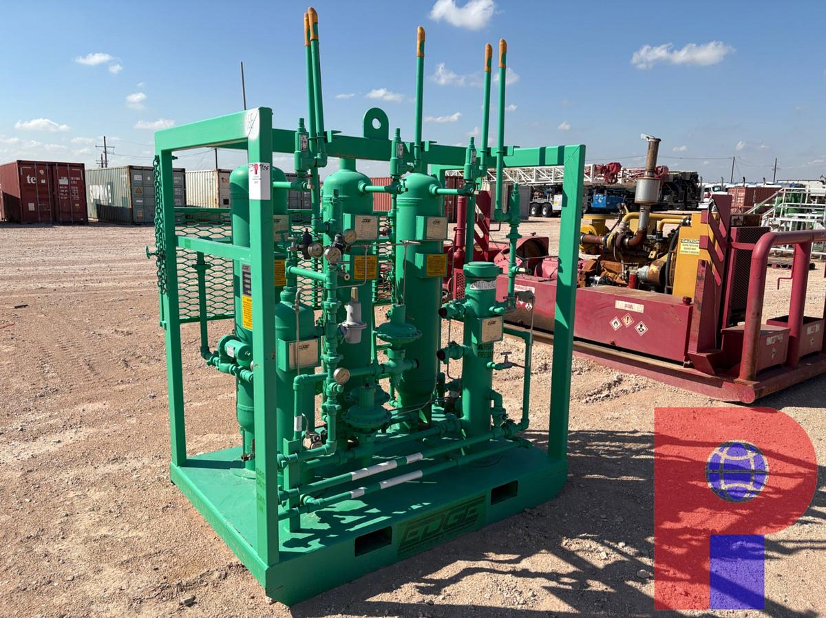 Used EDGE MFG 6’ X 4’ X 8.5’ 1440PSI FUEL-GAS CONDITIONER SKID