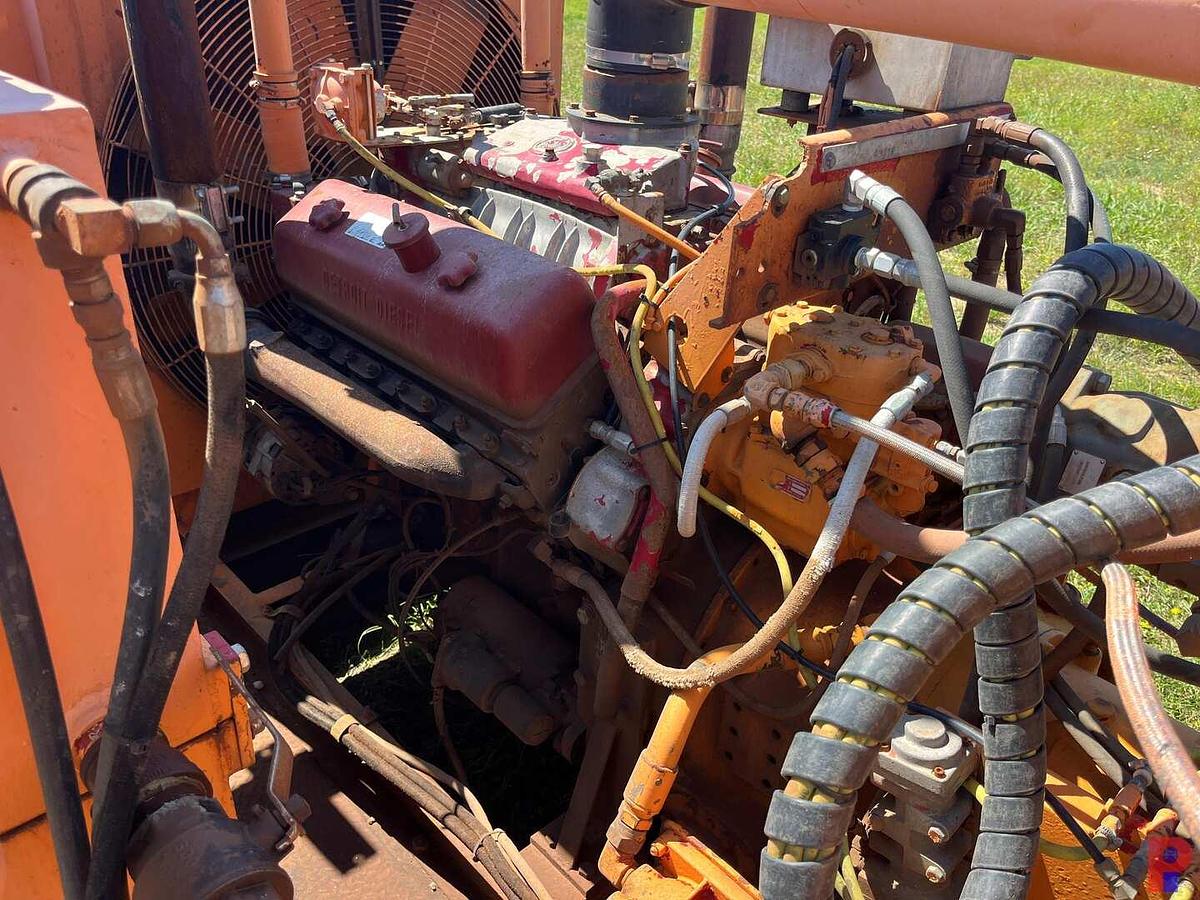 Used GARDNER DENVER PAHBFB 5K TRIPLEX WELL SERVICE PUMP P/B DETROIT 8V71N ALLISON TRANS., SKIDDED