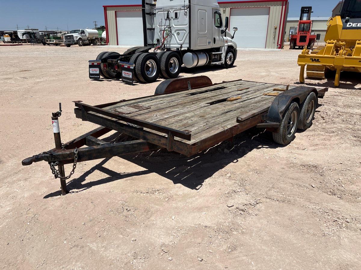 Used SHOPBUILT 16’ x 7’ T/A BUMPER PULL UTILITY TRAILER