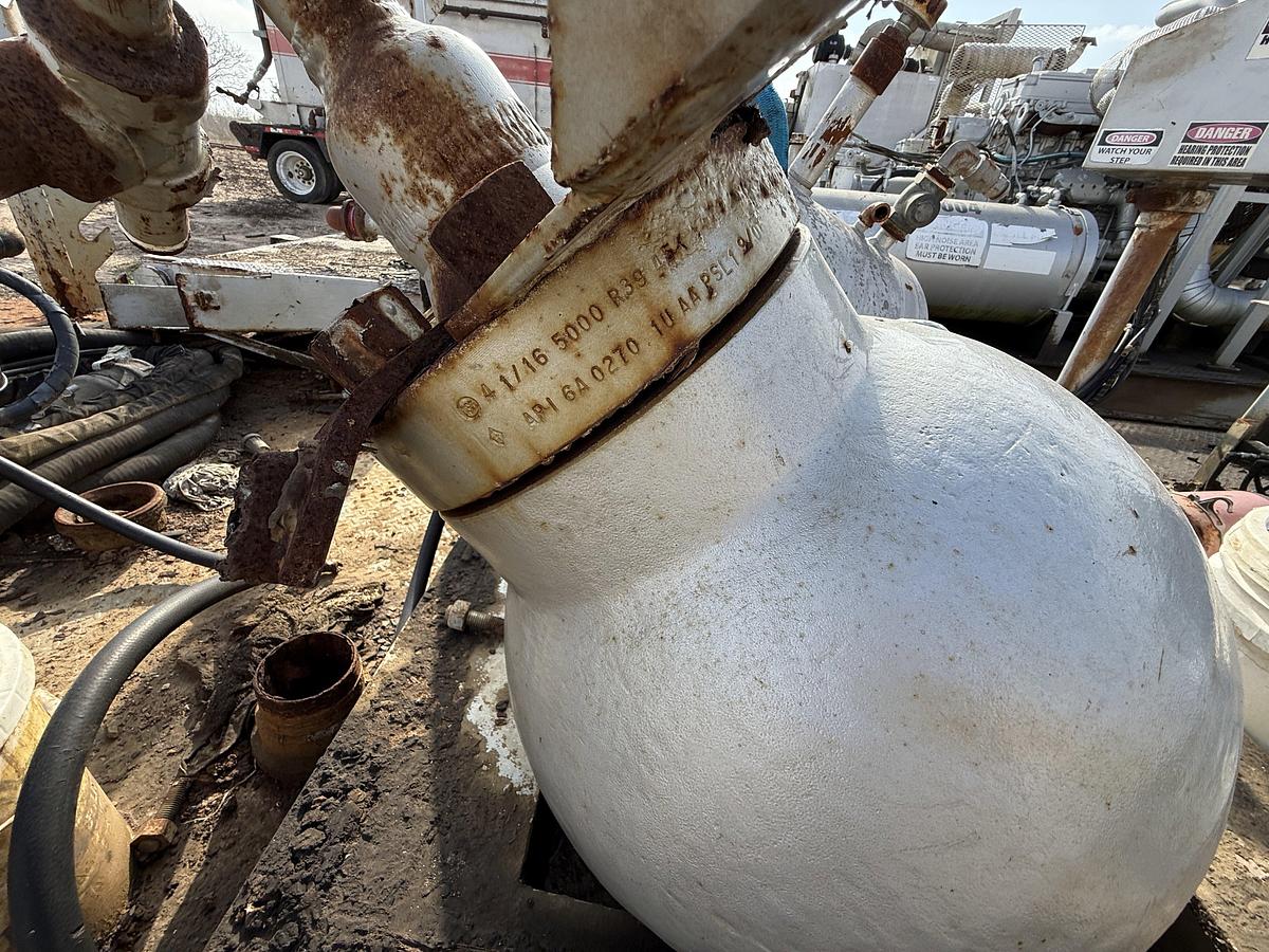 Used 25’ X 8’ PUMP SKID W/ DETROIT SERIES 60 & CONTENTS (INCOMPLETE)