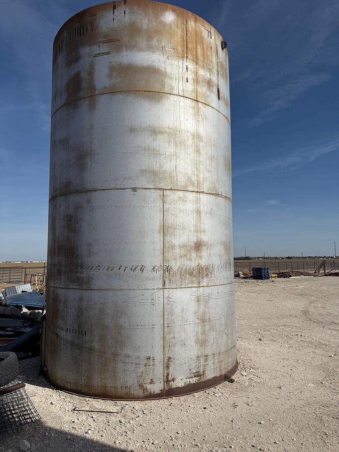 Used 1988 PERMIAN TANK & MANUFACTURING CO. 12’ DIA X 20’ H 400 BBL CRUDE OIL STORAGE TANK