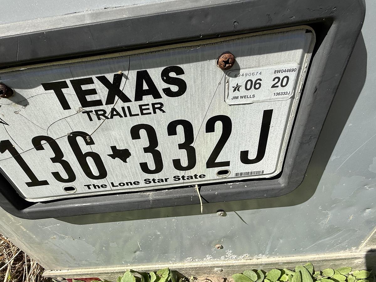 Used 12’ T/A BUMPER PULL DOGHOUSE TRAILER (DAMAGED, INOP)