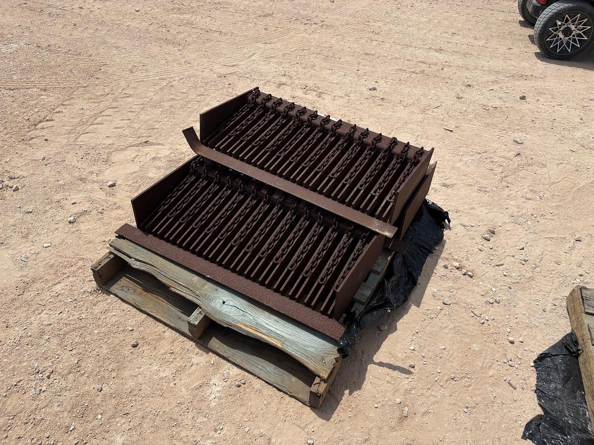 Used (2) PALLETS OF ROD HANGER CRAWLS