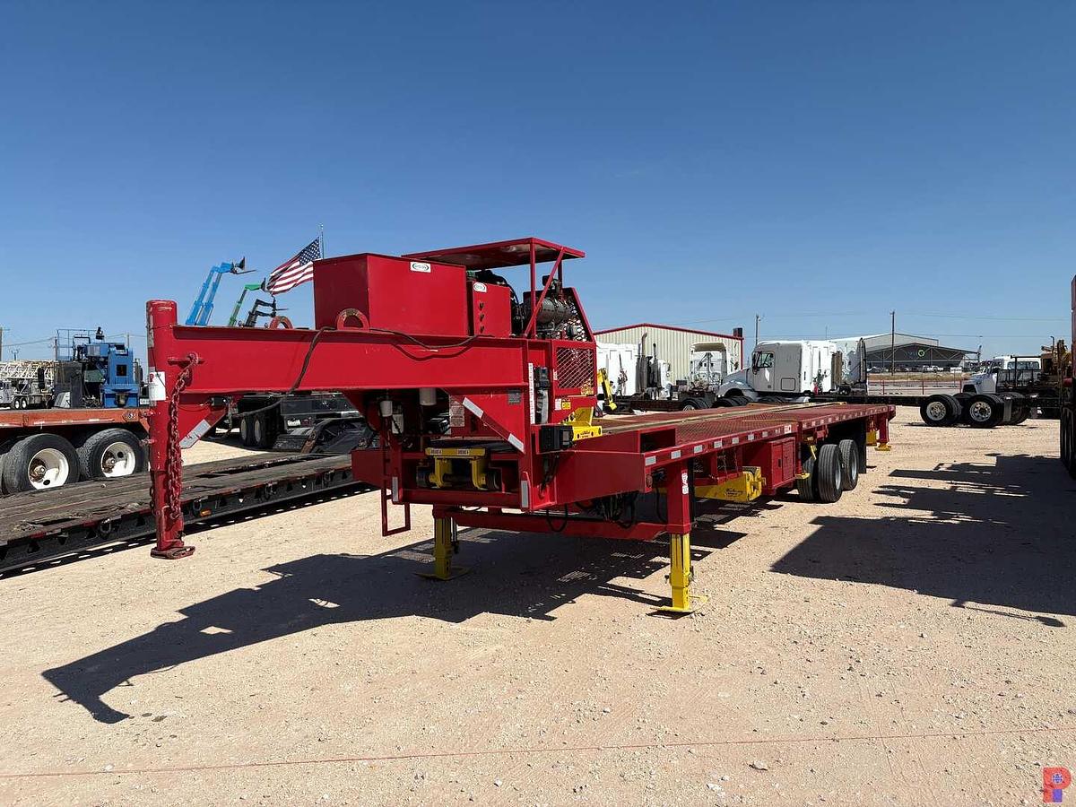 Used 2022 SERVICE KING 40’ X 102” T/A GOOSENECK HYDRAULIC PIPE HANDLER