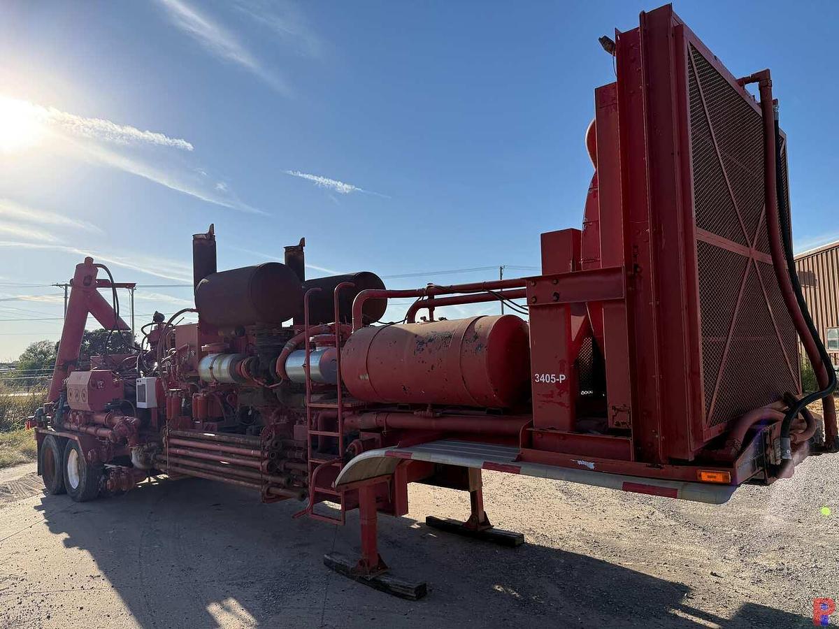 Used SPM 2,000 HP TRIPLEX ACID PUMP P/B DETROIT 16V149TTIA ON T/A TRAILER