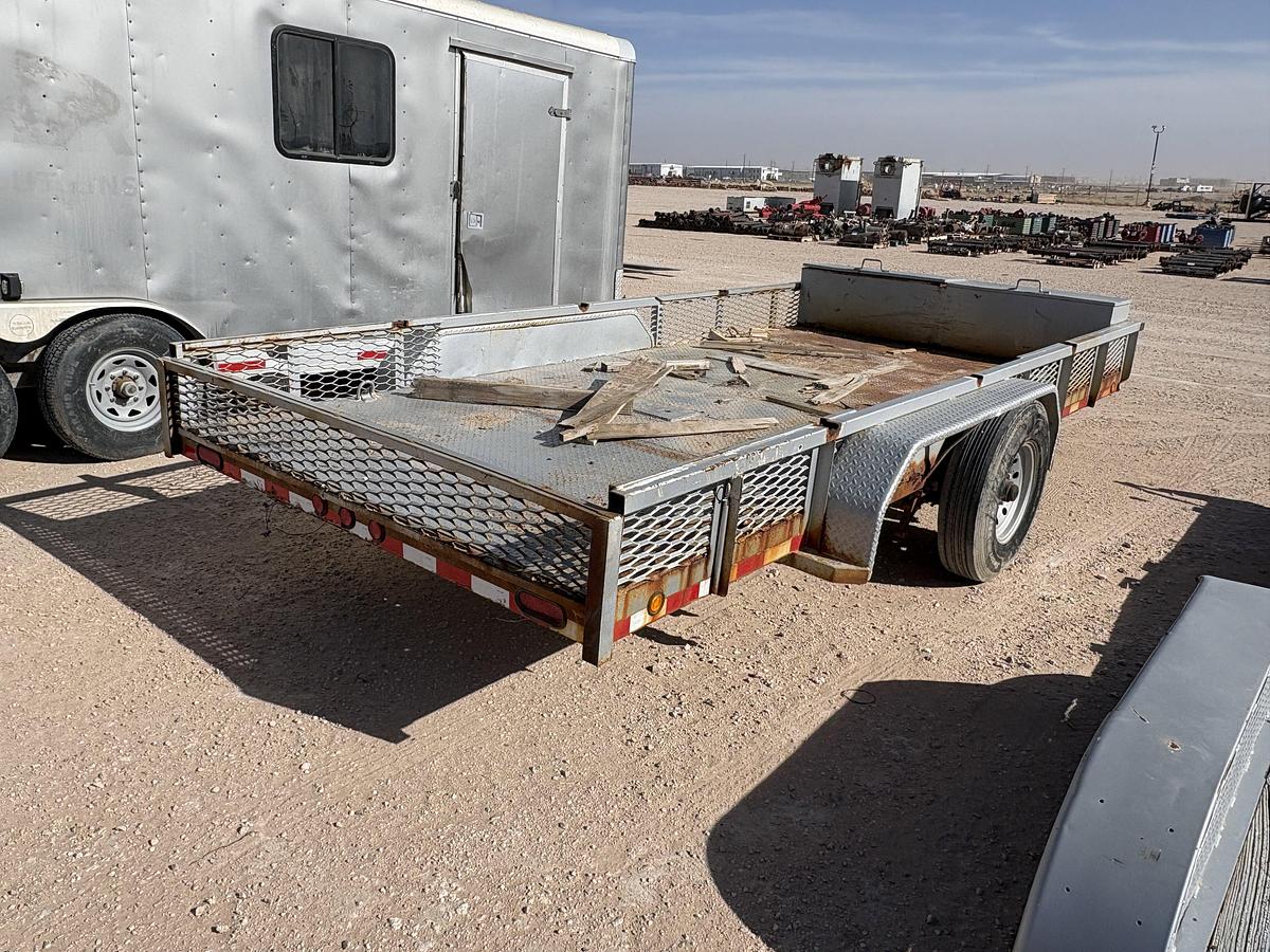 Used 2011 16’ x 7’ T/A BUMPER PULL UTILITY TRAILER