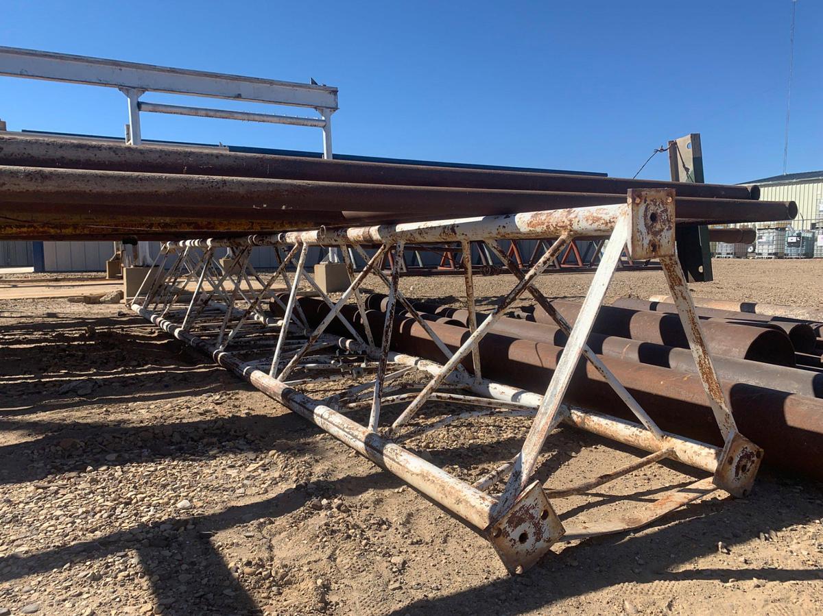 Used (2) 21’ x 32” Triangle Pipe Racks