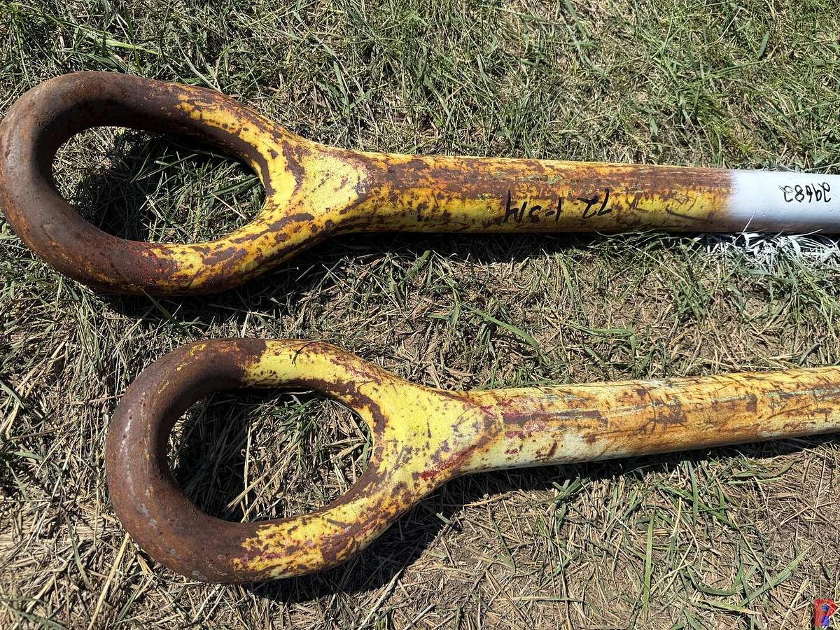 Used (2) 1-3/4” X 72” ELEVATOR LINKS