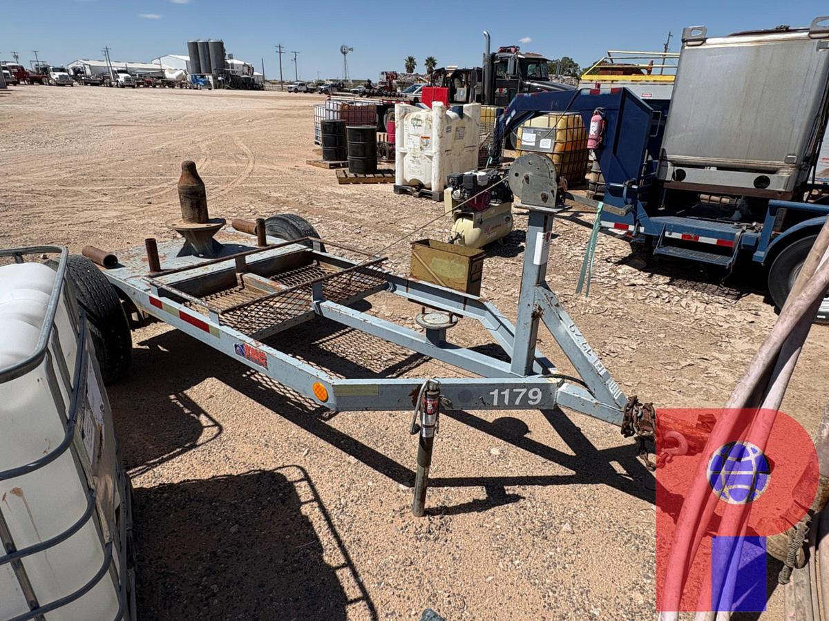 Used SHOPBUILT 10’ X 4’ S/A BUMPER PULL BOP TRAILER