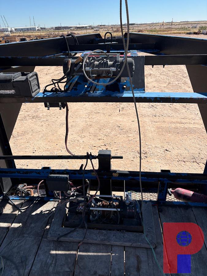 Used SHOPBUILT 16’ X 7’ T/A GOOSENECK MONORAIL TRAILER