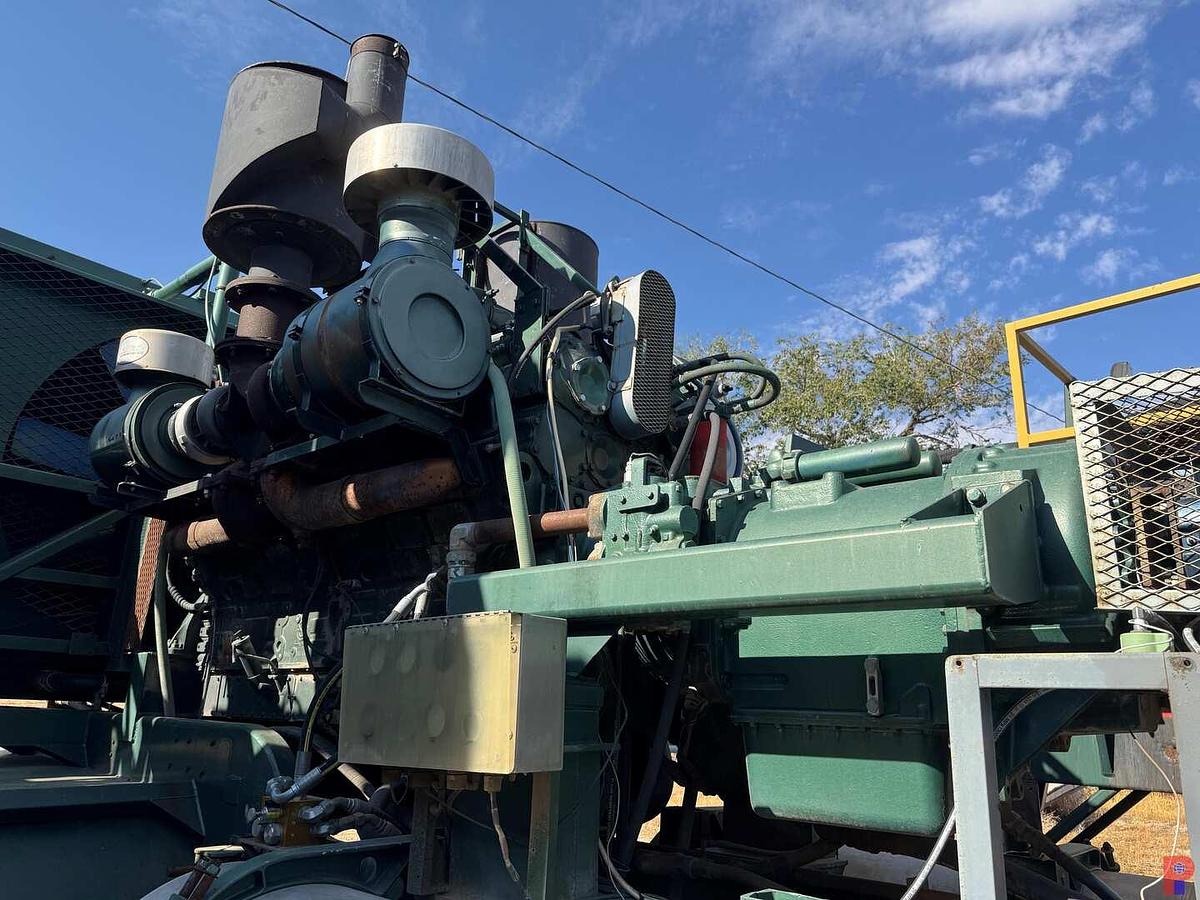 Used T/A FRAC PUMP TRAILER W/ DETROIT DEIESEL 12V 149TTA DIESEL ENGIINE & ALLSION TRANSMISSION