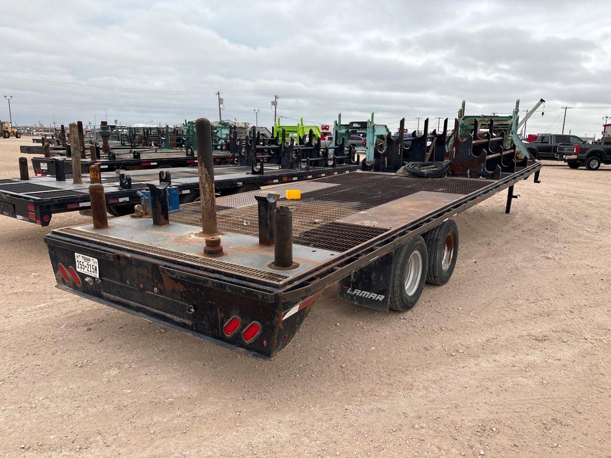 Used 2018 LAMAR TRAILERS 30’ X 102” T/A GOOSENECK TOOL TRANSPORT TRAILER