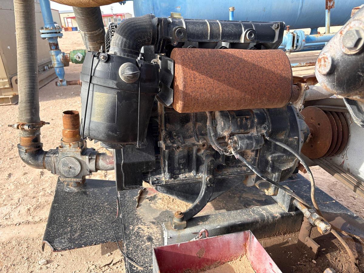 Used Dry bulk blower p/b: deutz 3-cylinder diesel engine