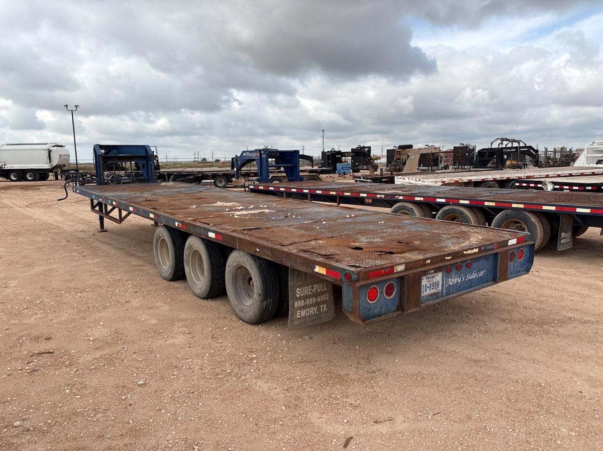 Used 2012 SURE-PULL 30’ X 8’ 3-AXLE GOOSENECK TRAILER