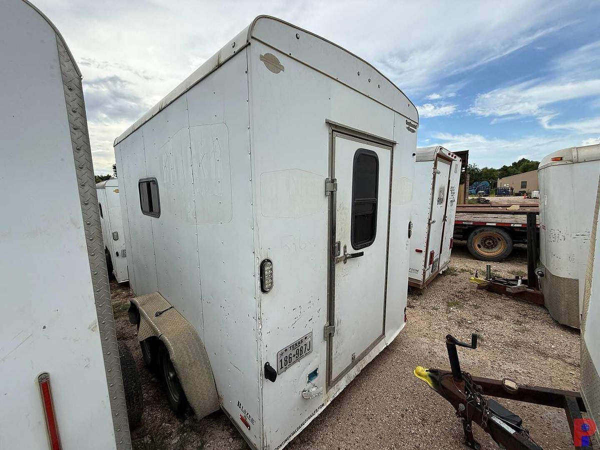 Used 2015 FOREST RIVER 12’ T/A BUMPER PULL CREW / DOGHOUSE TRAILER