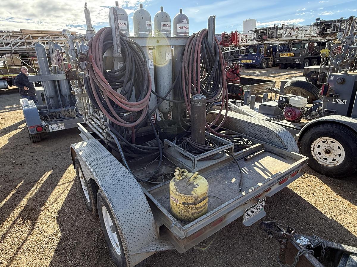 Used 10’ T/A SHOP BUILT 2-STATION ACCUMULATOR TRAILER