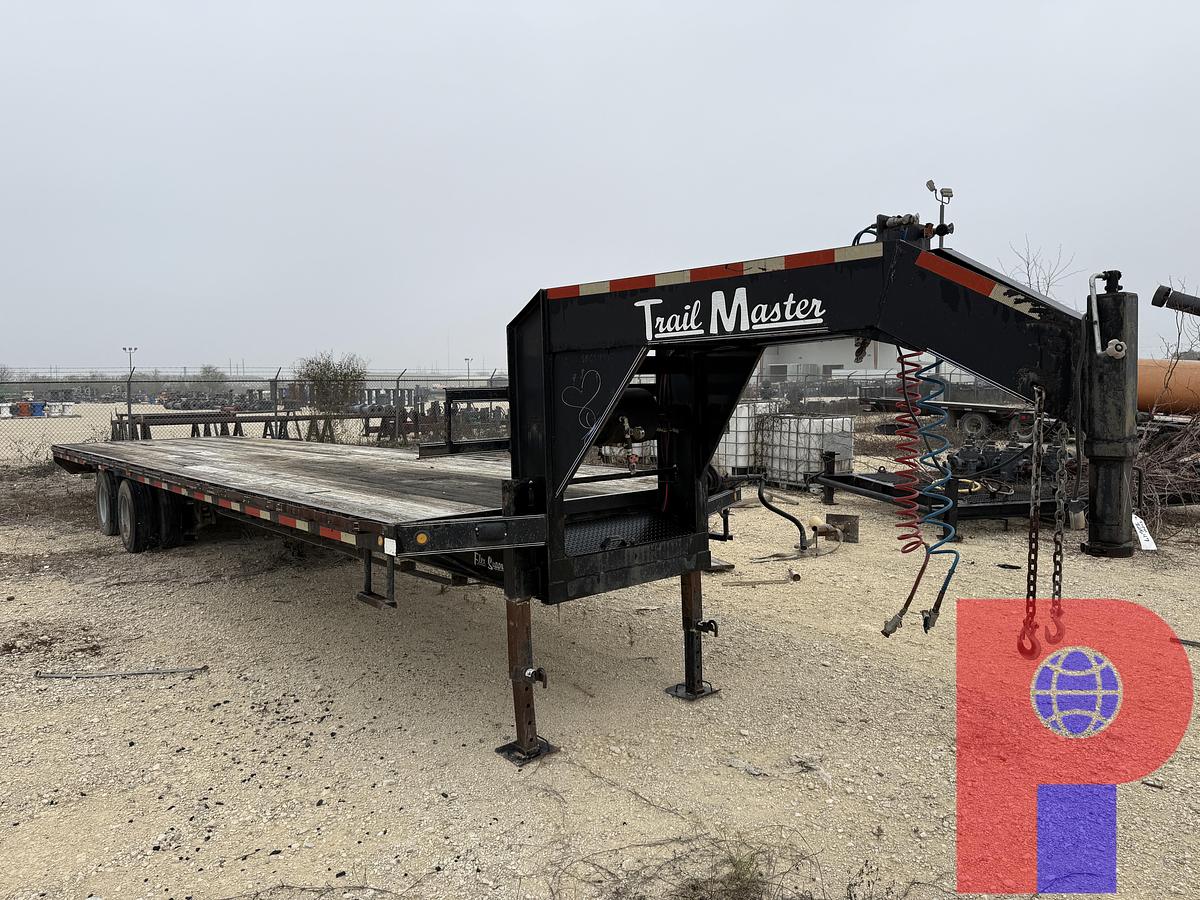 Used 2012 TRAIL MASTER 35’ X 102” FLEX T/A DUAL WHL GOOSENECK TRAILER