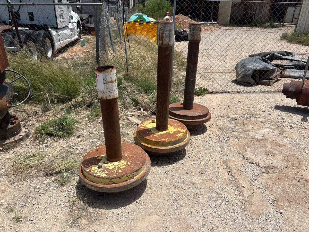Used (3) 27”od test plugs