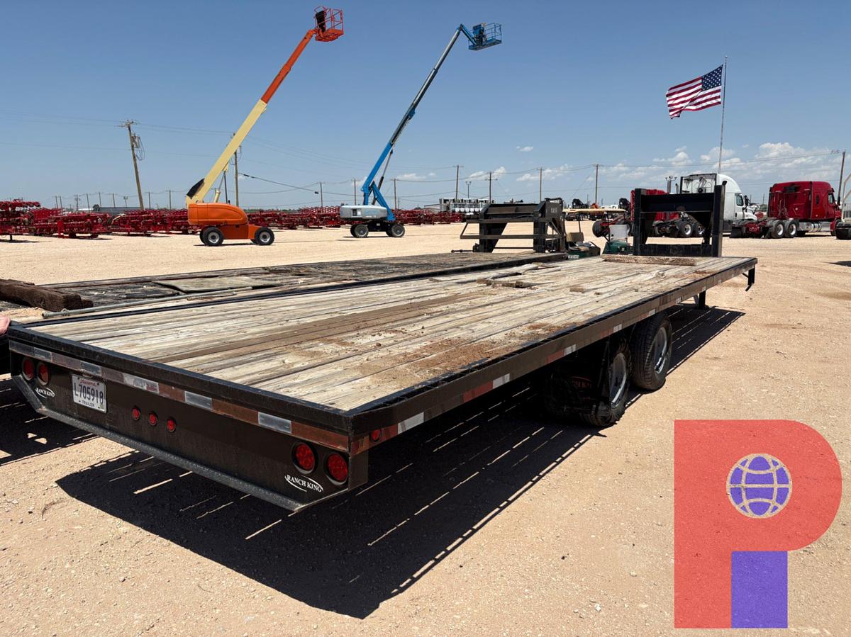 Used 2014 AMERITRAIL 32’ X 102” FLATBED GOOSENECK TRAILER