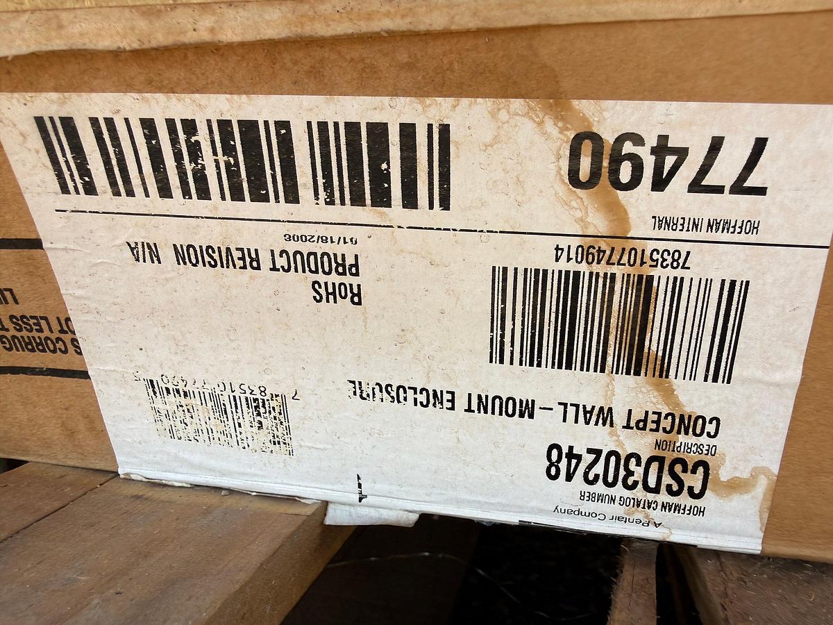 Used (8 x $)(UNUSED) HOFFMAN / BOSS  INDUSTRIAL ELECTRONIC SCADA AUTOMATION CONTROL PANEL