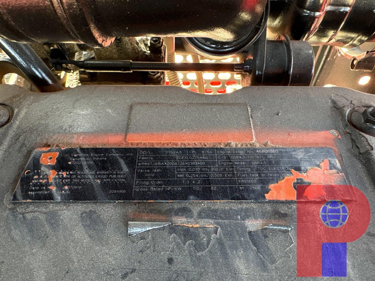 Used Bowen 2.5 85-ton power swivel mtd on t/a gooseneck trailer