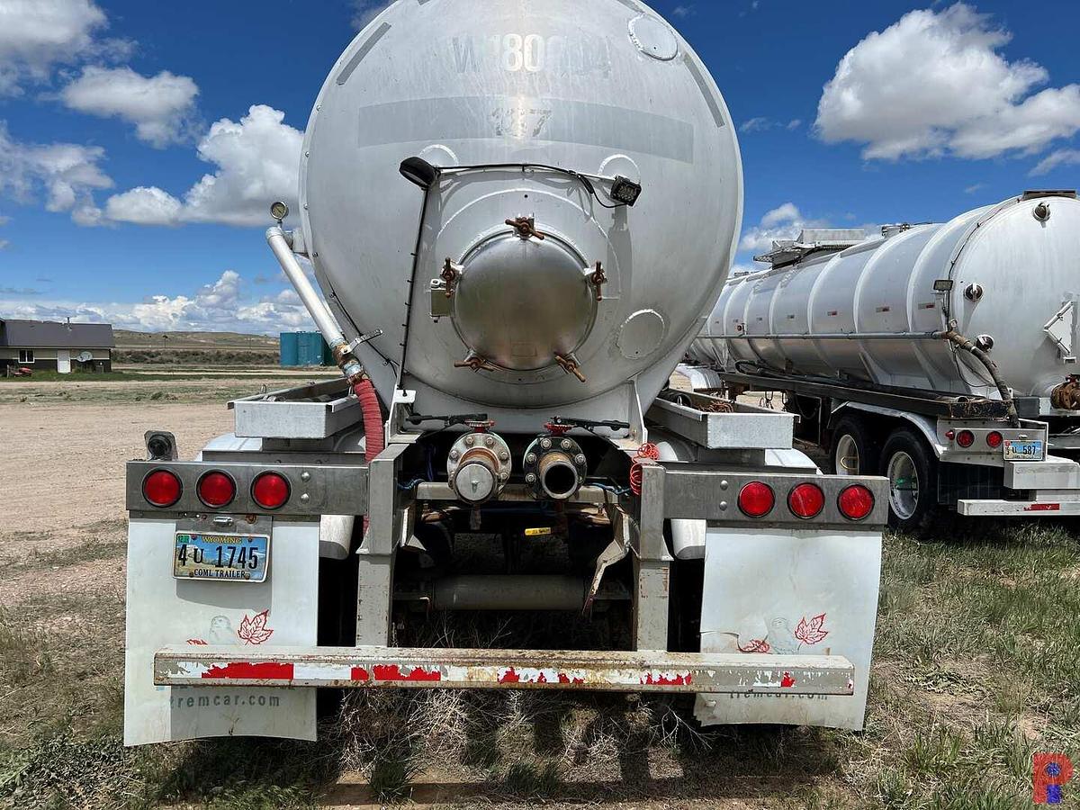 Used 2015 TREMCAR T/A 180BBL ALUM. VACUUM TRAILER