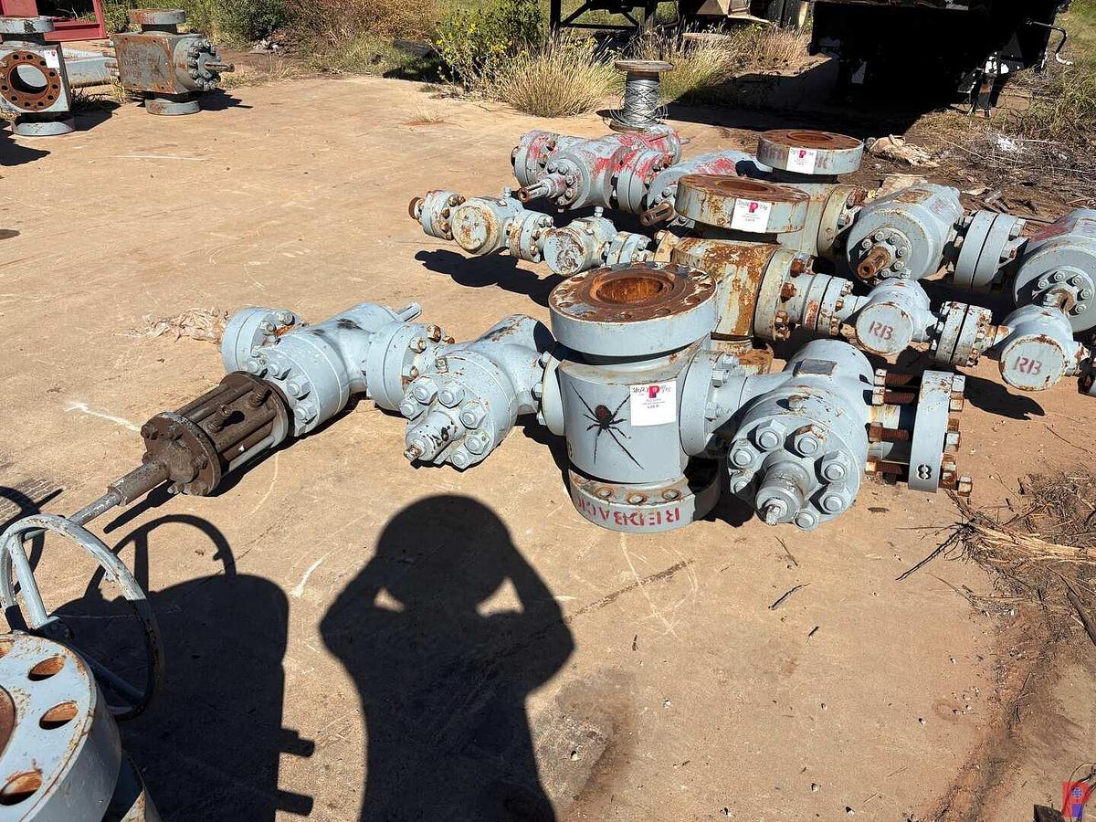 Used 7-1/16” FLUID CROSS W/ (3) 4-1/16” 10K GATE VALVES