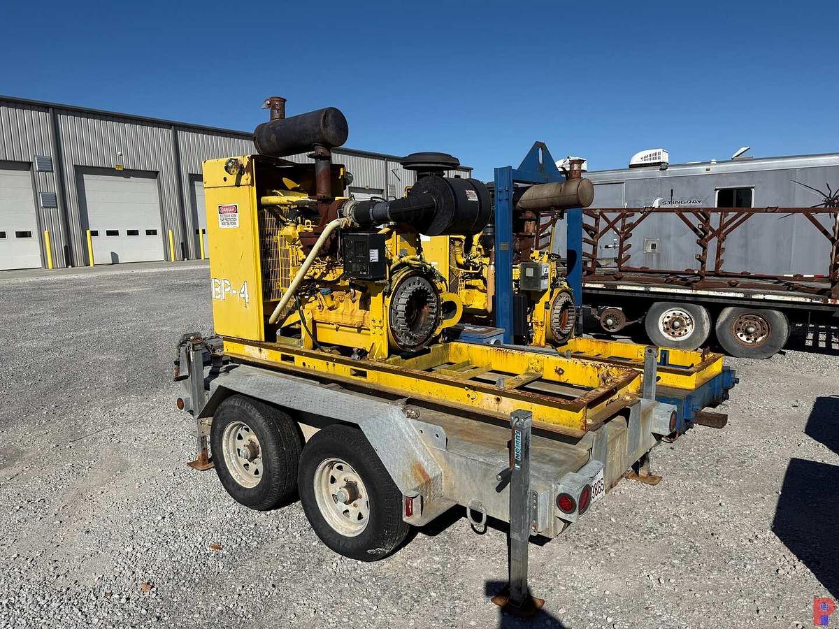 Used JOHN DEERE 6068HF485 6.8L MTD ON 2008 T/A PINTLE HITCH TRAILER