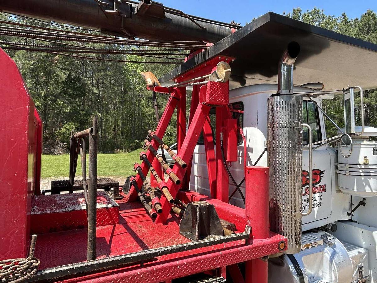 Used FRANKS 658 DD 67'-65,000 13-5/8" X 11" SINGLE POLE WELL SERVICE WORKOVER RIG