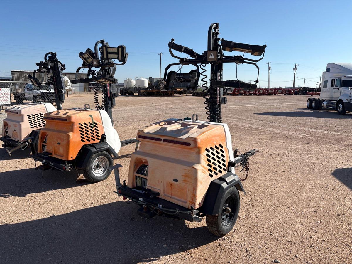 Used 2017 GENERAC MOBILE PRODUCTS MLT6SMDS 6KW S/A BUMPER PULL LIGHT TOWER