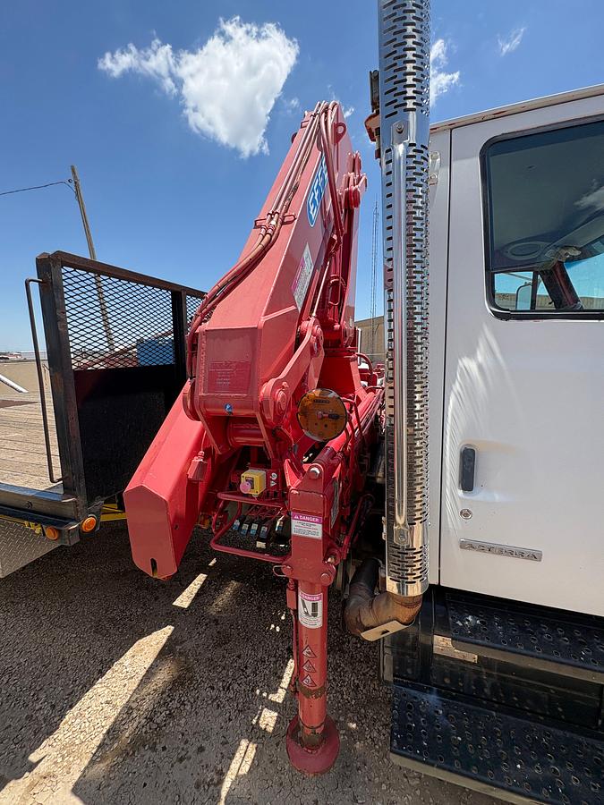 Used 2001 STERLING M7500 ACTERRA S/A DAYCAB KNUCKLE BOOM CRANE TRUCK