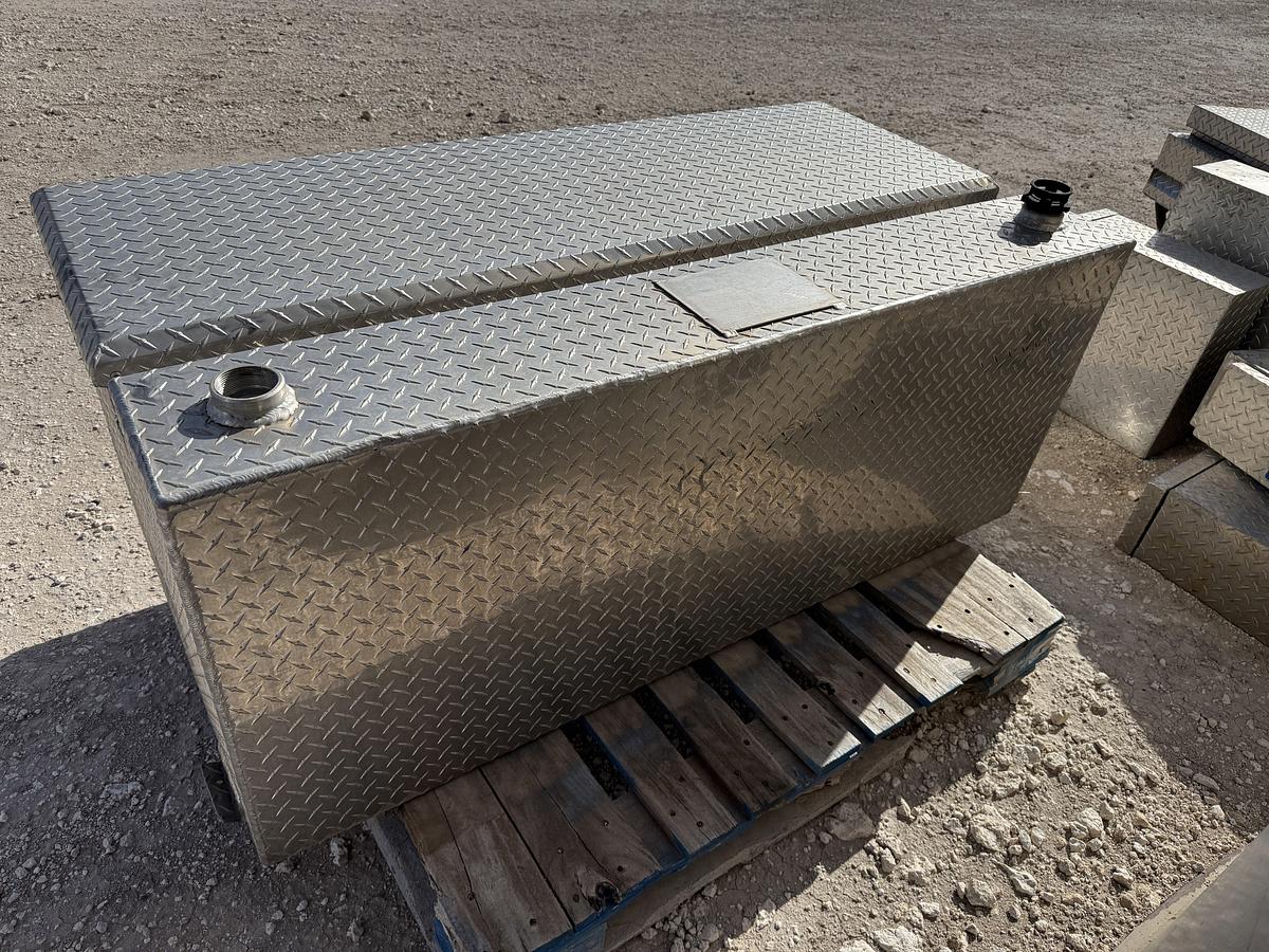 Used UWS 60” X 32” X 24” L-SHAPE FUEL TANK & TOOL BOX COMBO