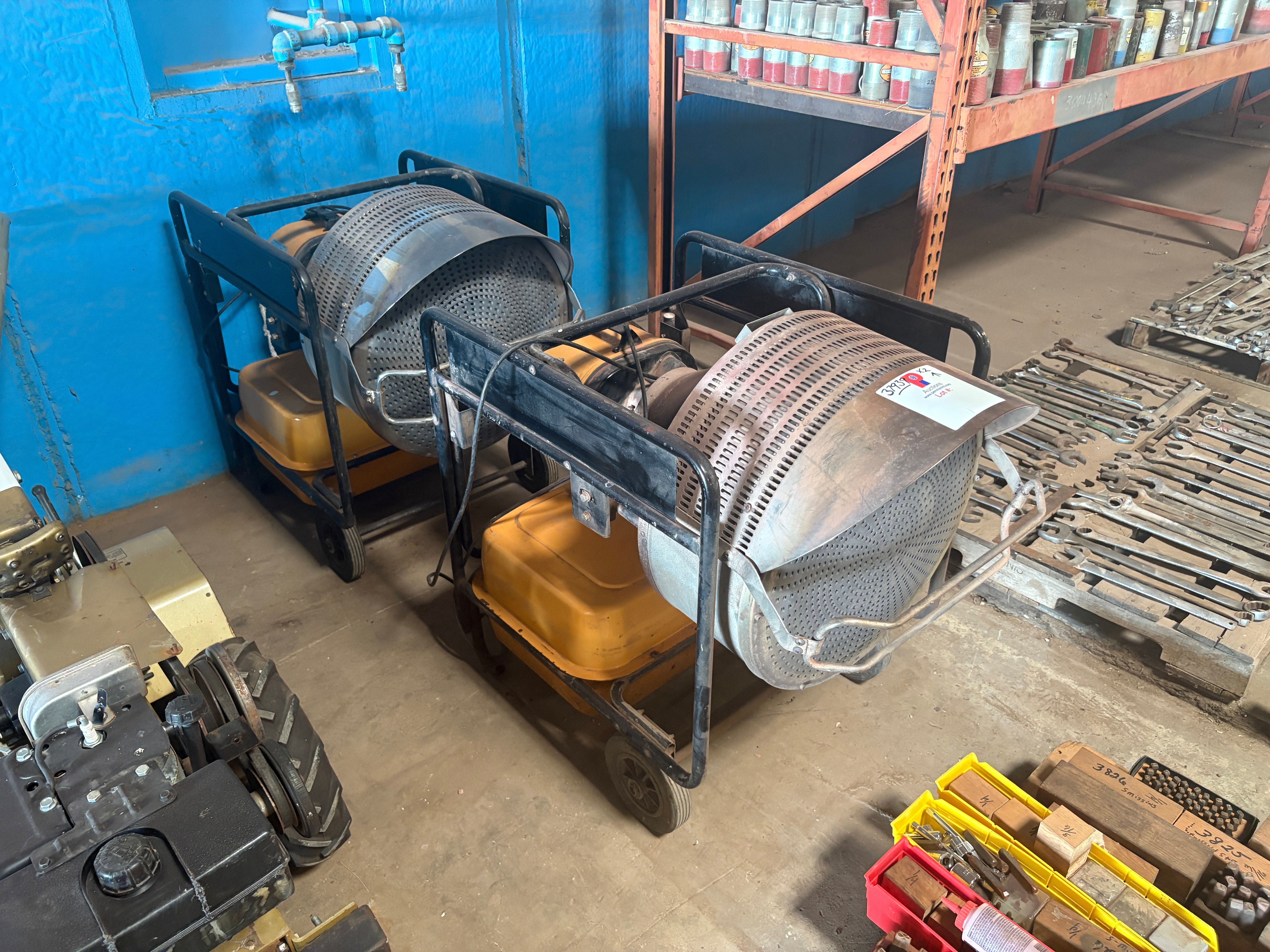 Used (2) Shizuoka seiki VAL6KBE1JA oil fired shop heaters