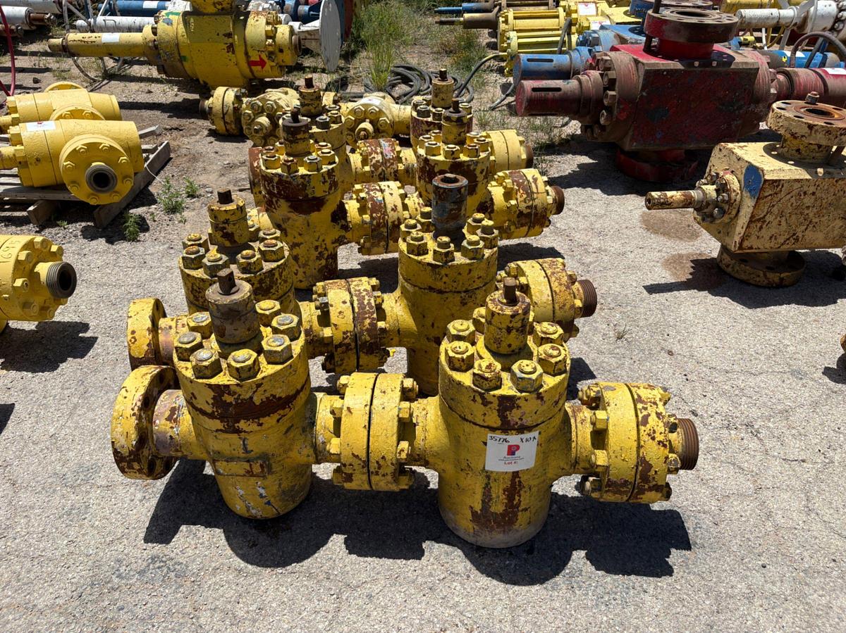 Used (10x$) (10) 4” 10k gate valves