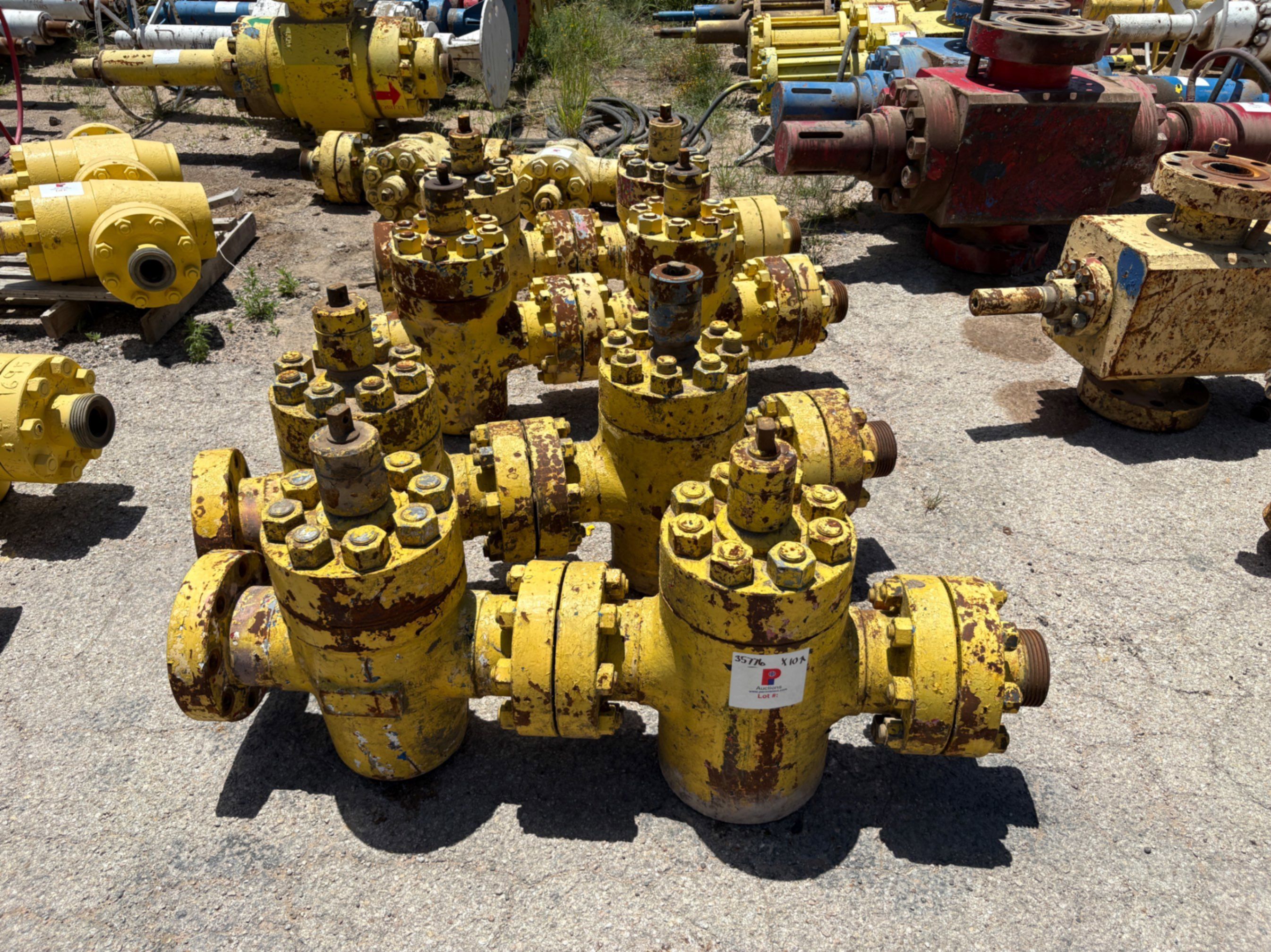 Used (10x$) (10) 4” 10k gate valves