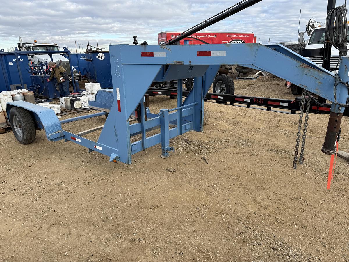 Used 2012 BIG TEX 12' T/A GOOSENECK TRAILER