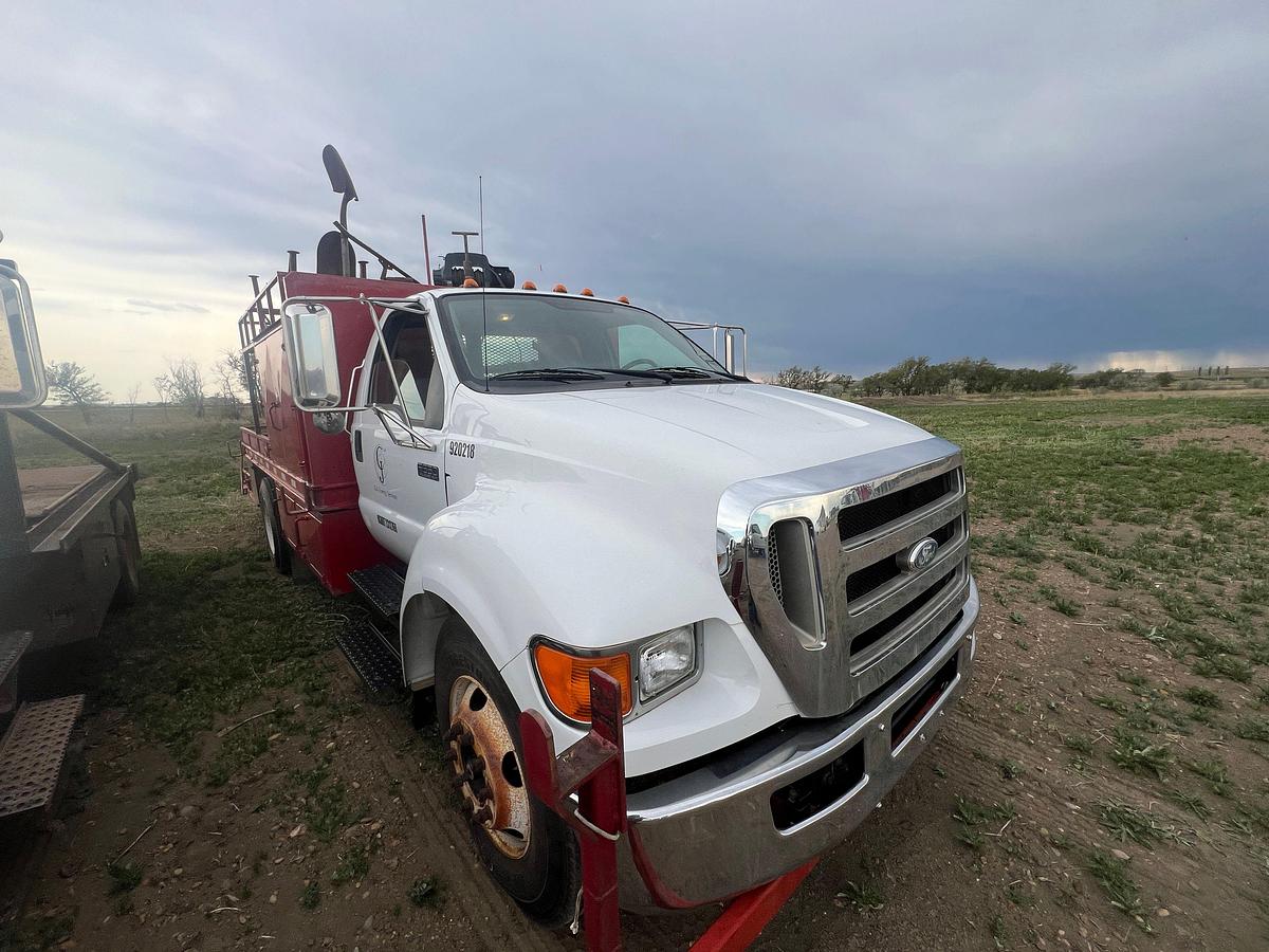 Used 2008 FORD F-650 SUPER DUTY TRUCK WITH TOOL BED, 7,754 Miles!