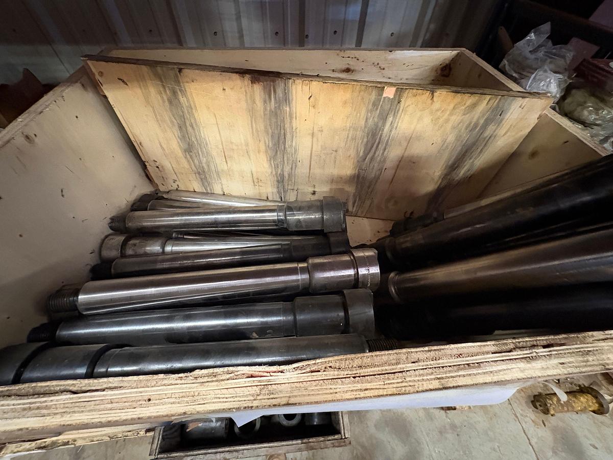 Used (5 shelves) of assorted frac valve parts