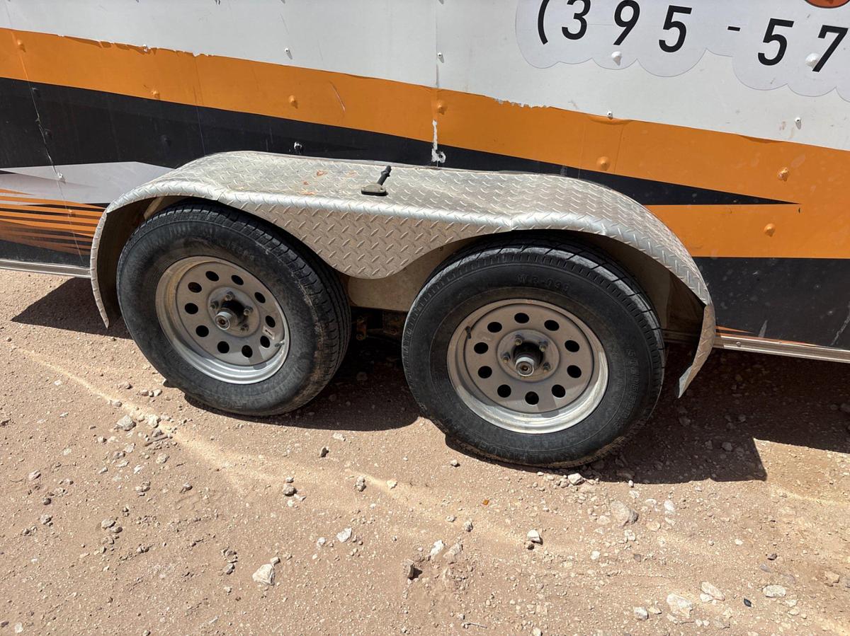 Used 2023 GRANDVIEW TRAILERS 14’ X 7’ T/A BUMPER PULL DOGHOUSE TRAILER