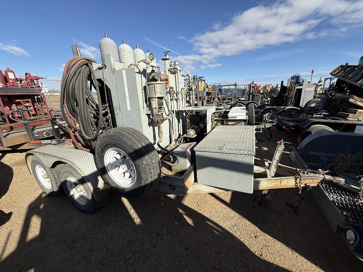 Used 10’ T/A SHOP BUILT 2-STATION ACCUMULATOR TRAILER