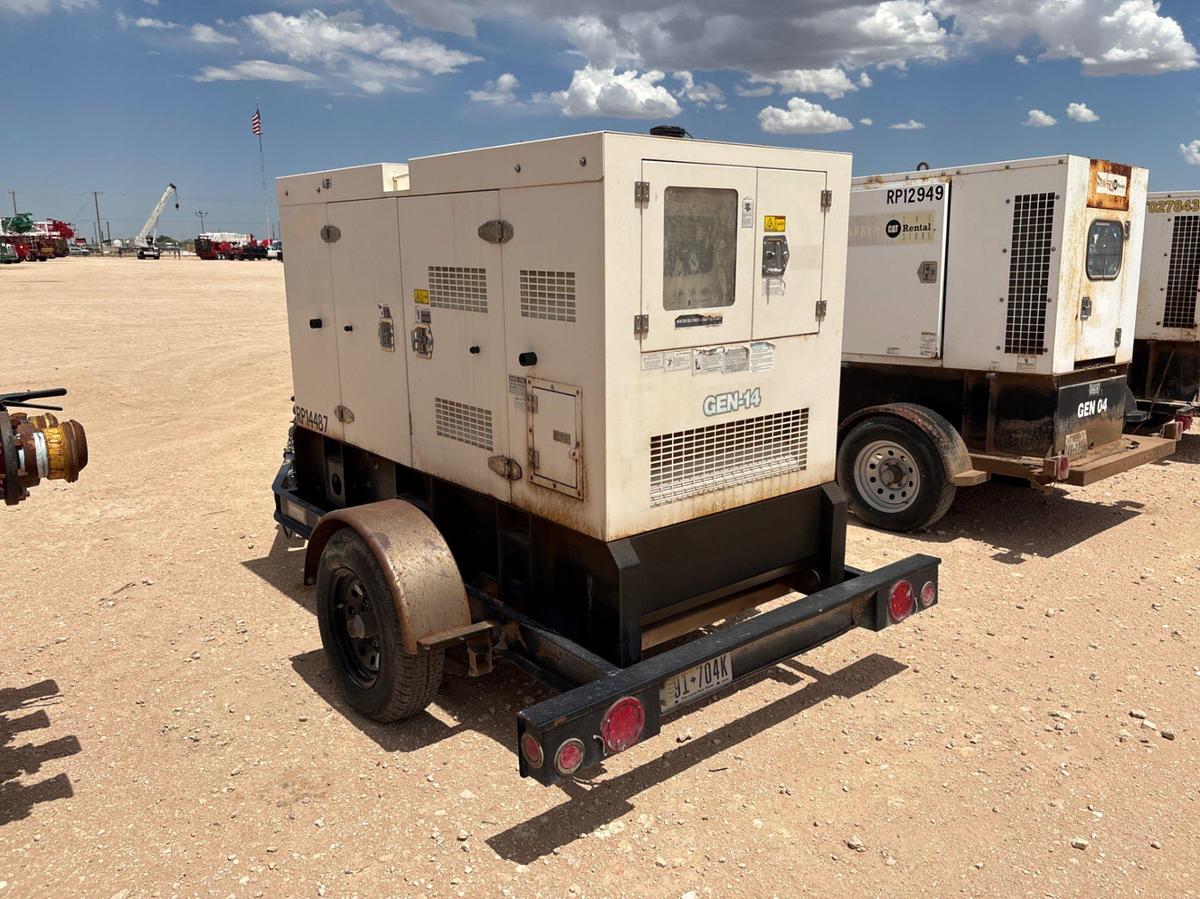 Used 2018 UQ POWER UQ25 20KW S/A BUMPER PULL TOWABLE GENERATOR
