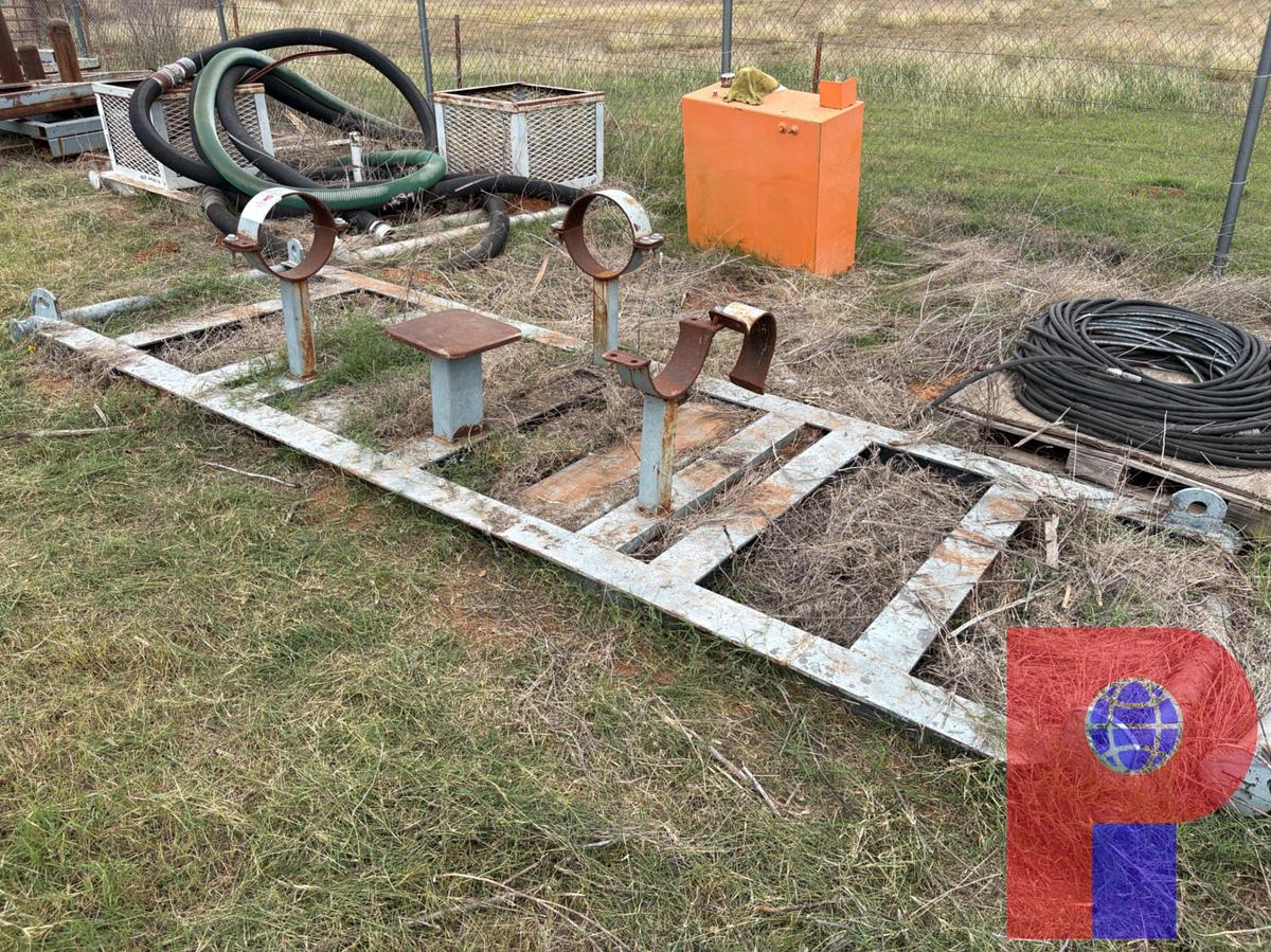 Used (3X$) (1) 12’ X 8’ & (2) 15’ X 5’ TOOL TRANSPORT SKIDS