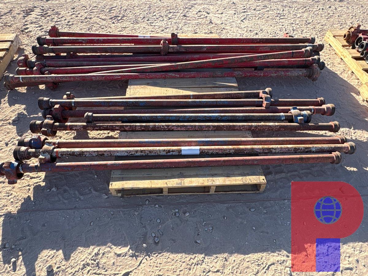 Used (8x$) (6 jts) 2” x 8’ & (2 jts) 2” x 6’ 1502 flow iron