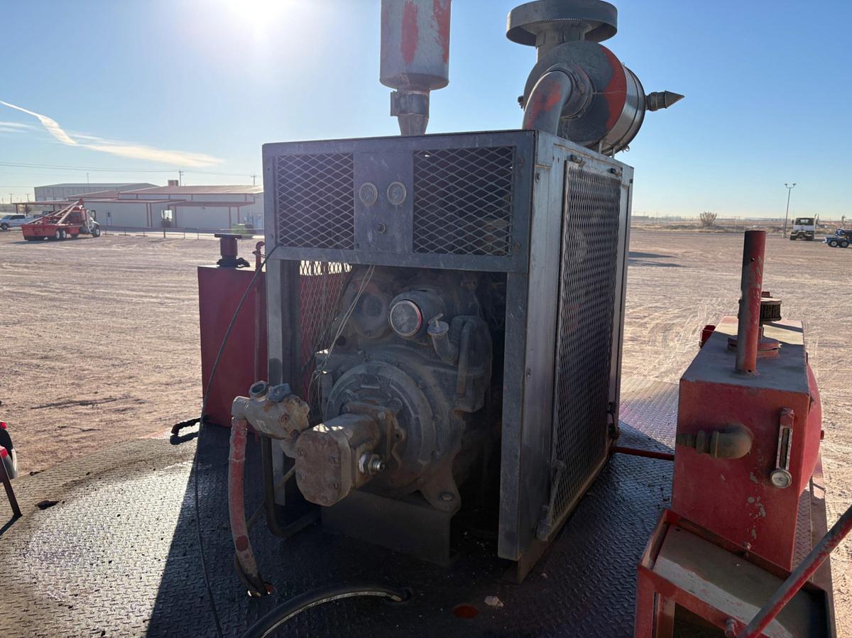 Used GASO TRIPLEX PUMP MTD ON 45’ T/A STEPDECK TRAILER