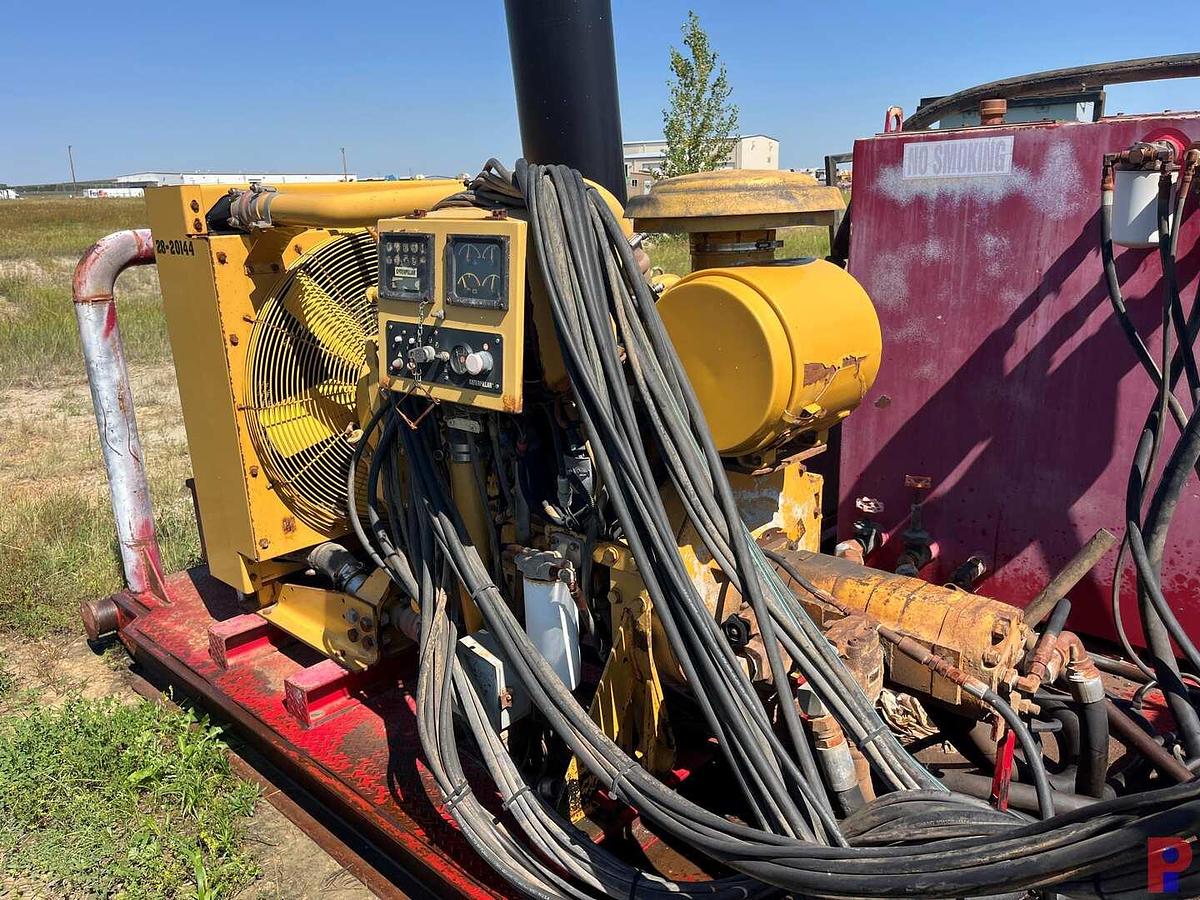 Used BOWEN 120 TON 3.5 POWER SWIVEL P/B CATERPILLAR 3126 DIESEL ENGINE, SKIDDED