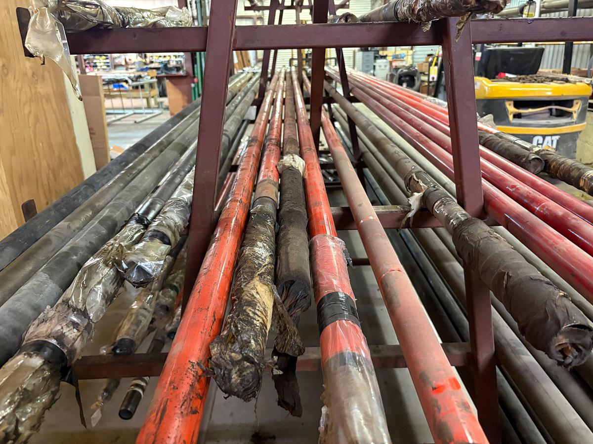 Used 2” x 1-1/2” x 12’, 72 comp ring, cs trim Rod