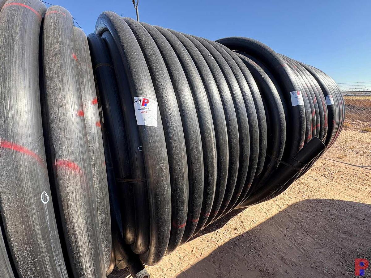 Used 1,000 FOOT ROLL OF 4” IPS DR9 POLY PIPE